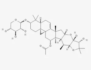Chemical structure of Cimiracemoside A