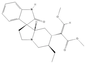 Chemical structure of Isorhynchophylline