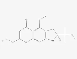 Chemical structure of Cimifugin