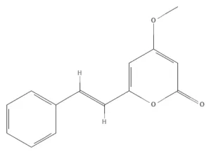 Chemical structure of Desmethoxyyangonin