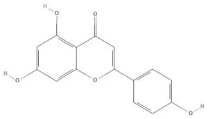 Chemical structure of Apigenin