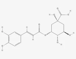 Chemical structure of neochlorogenic acid