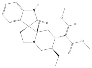 Chemical structure of Rhynchophylline