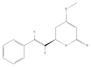 Chemical structure of Kavain