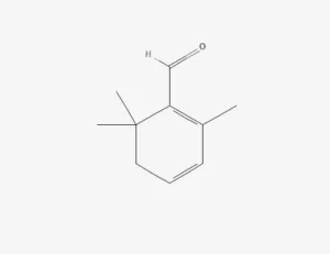 Chemical structure of safranal