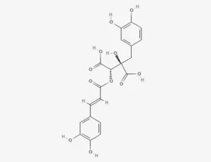 Chemical structure of Fukinolic acid