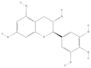Chemical structure of (+)-Gallocatechin