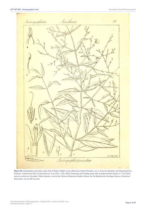 Page 2 of Andrographis herb