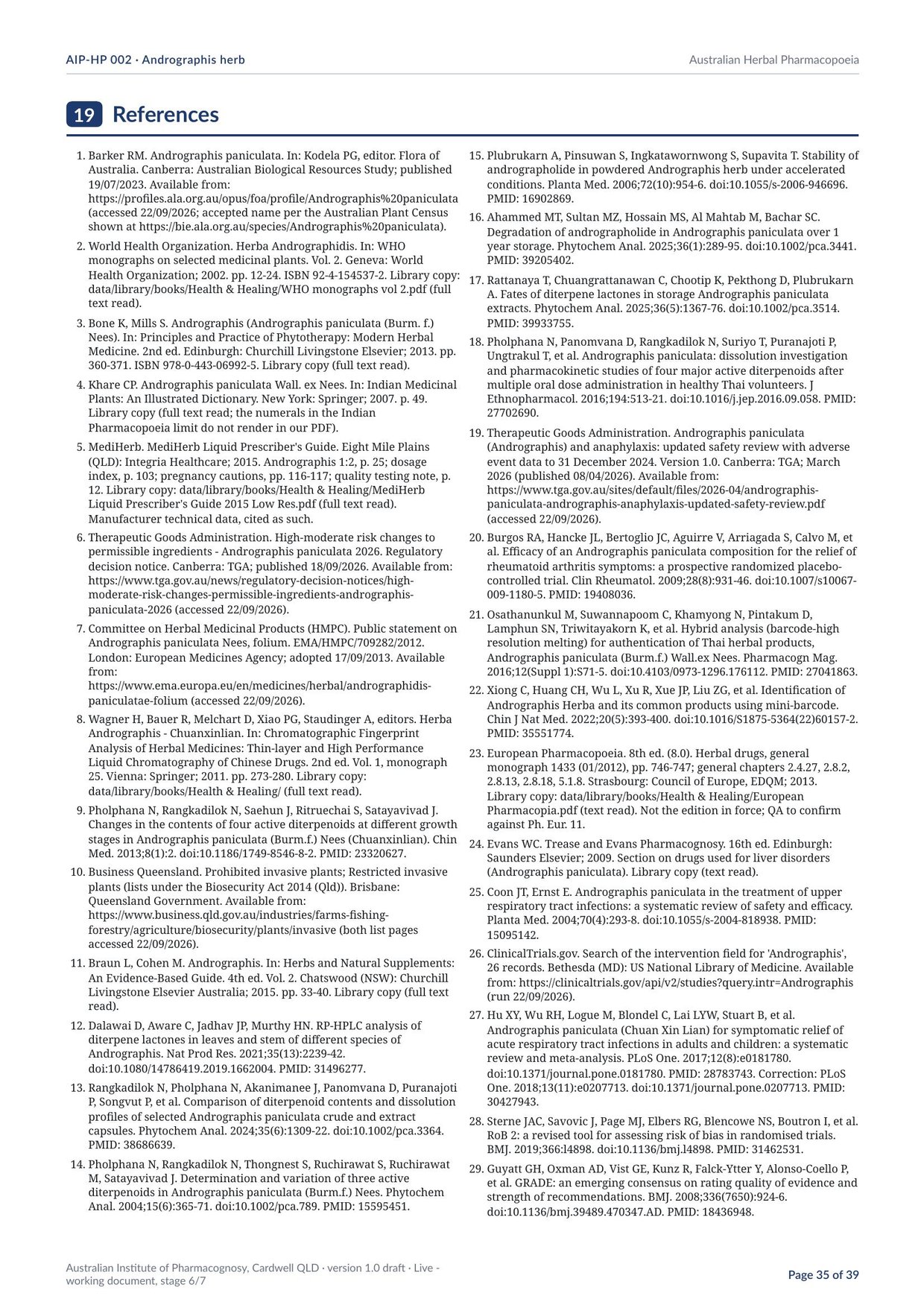 Page 35 of Andrographis herb