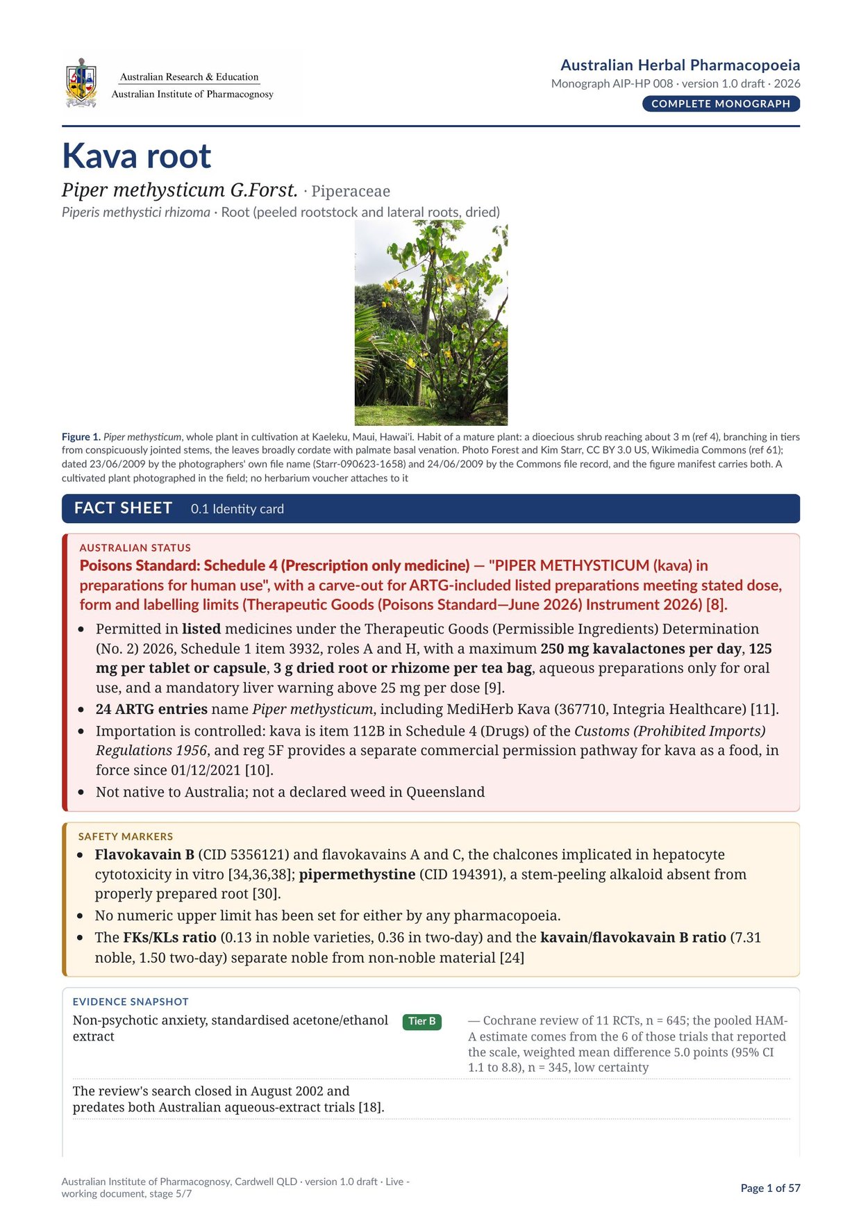 Page 1 of Kava root